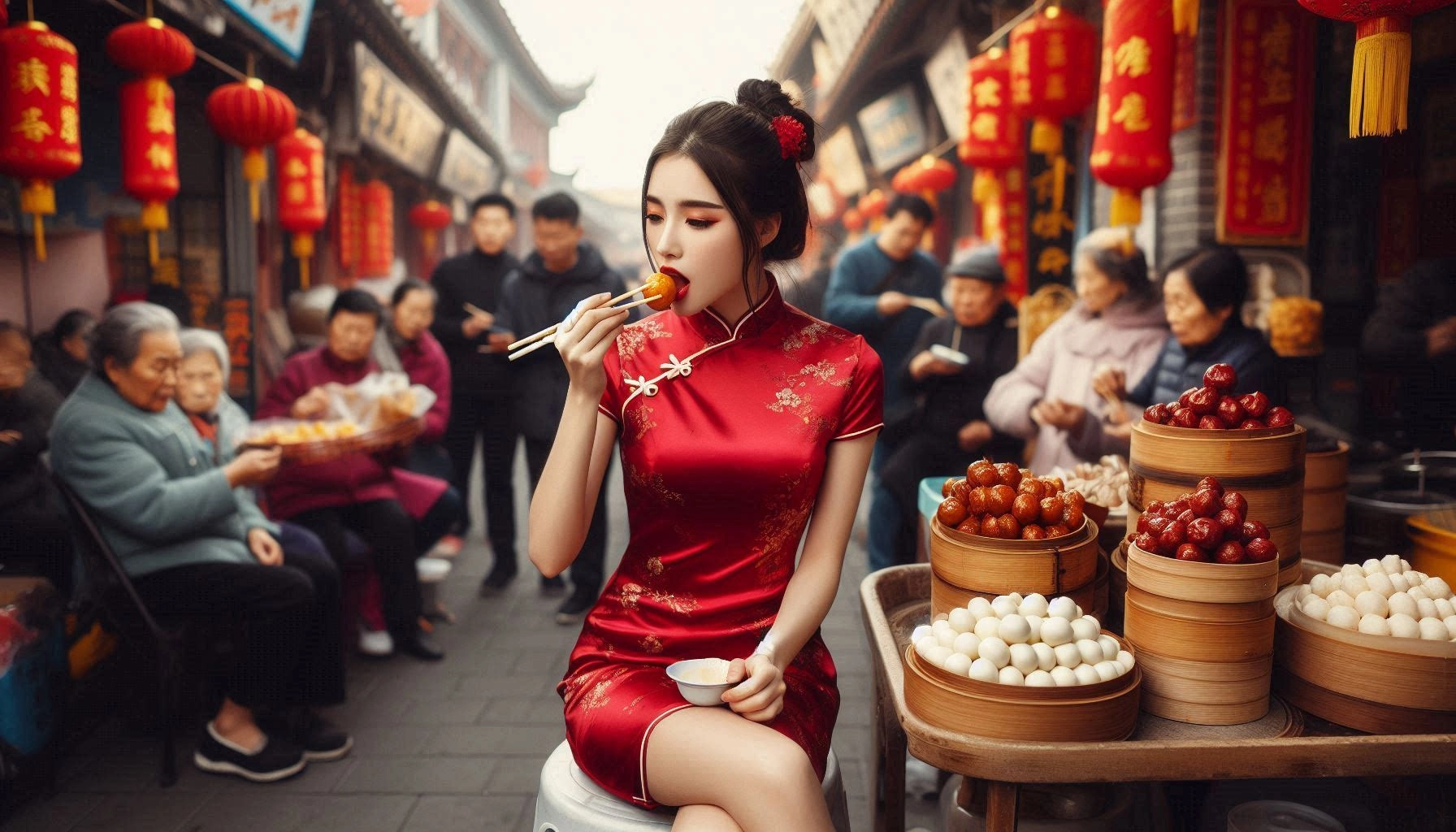 Snacking in Beijing